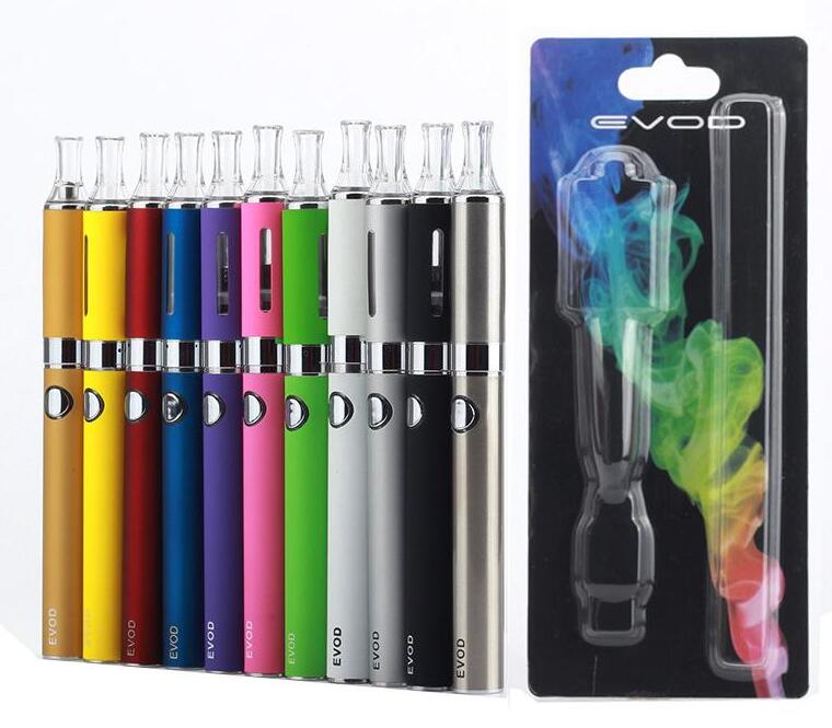 

2019 EVOD MT3 Blister kit single kits eGo starter kits e cigs cigarettes 650mah 900mah 1100mah EVOD battery MT3 atomizer