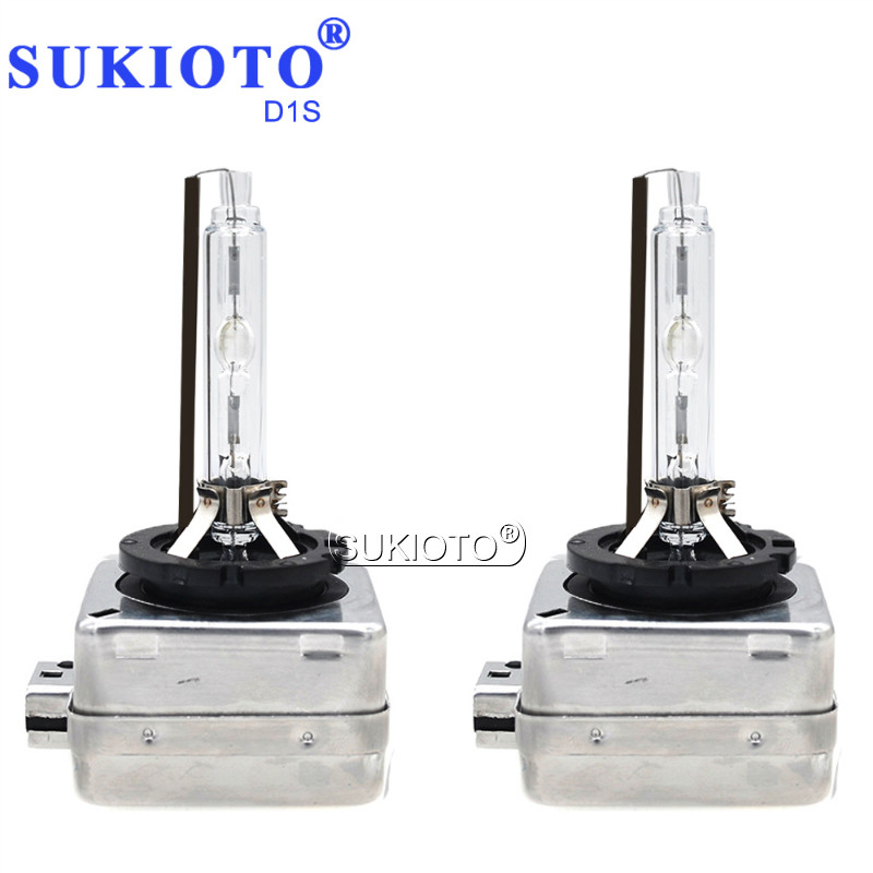 

SUKIOTO D1S 55W Xenon 5000K D2S D3S D4S D1R D2R D4R 35W xenon Car lights 4300K 6000K 8000K D1S 66140/66144 HID Headlight Bulbs