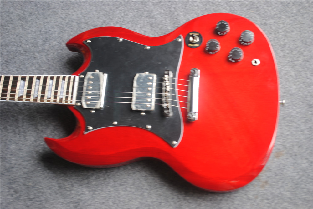 Livraison gratuite Nouvelle guitare SG Guitar Shop OEM Guitare Guitare Rouge Guitarra Guitare en Chine