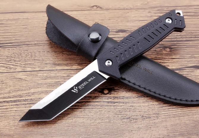 

Black eagle straight fixed blade knife tactical self defense edc knife collection hunting knives xmas PA gift a2231
