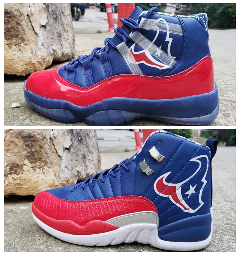 champion shoes blue and red