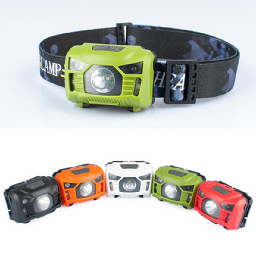 

LED Headlamp Body Motion Sensor Mini Headlight Rechargeable Outdoor Camping Flashlight Head Torch Lamp With USB ZZA864