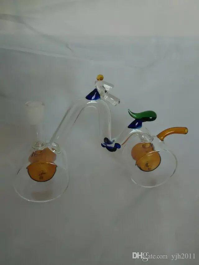 

The new bike hookah ,Wholesale Glass bongs Oil Burner Pipes Water Pipes Glass Pipe Oil Rigs Smoking Free Shipping