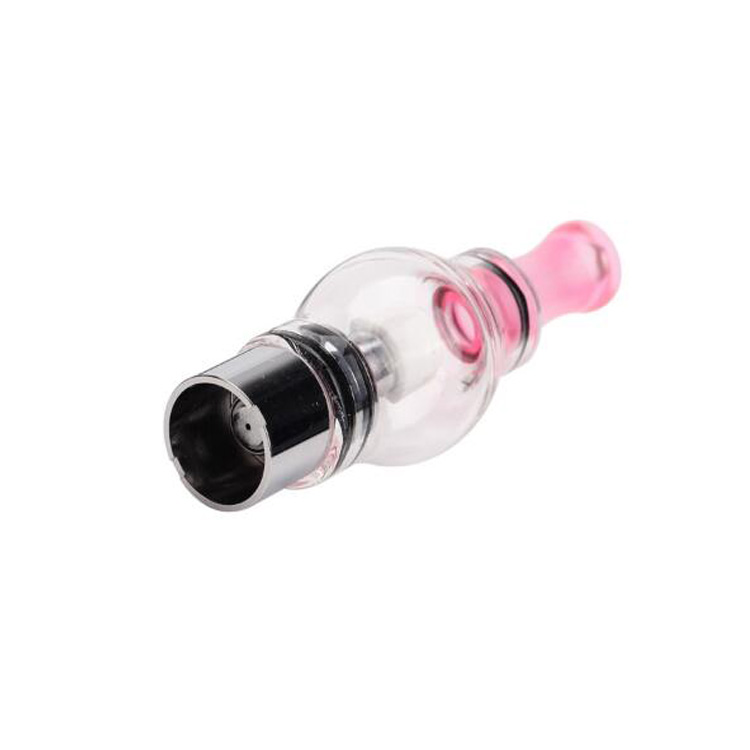 

M6 Glass globe atomizer pyrex glass tank for wax vaporizer vapes 3ml 510 thread e cig for ego-t evod battery for free shipping
