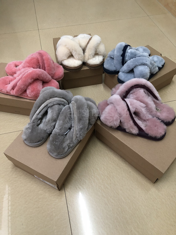 fluffy slippers online