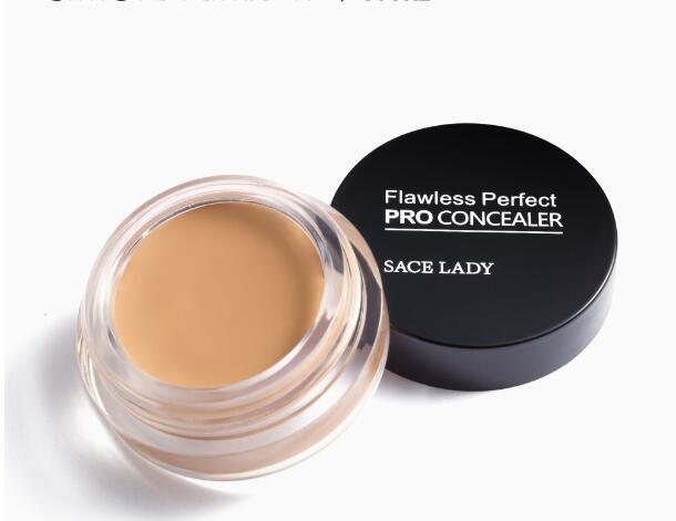 

SACE LADY Pro Concealer Flawless Perfect Silky Full Cover Up to 24 Hours Face Makeup, Transparent