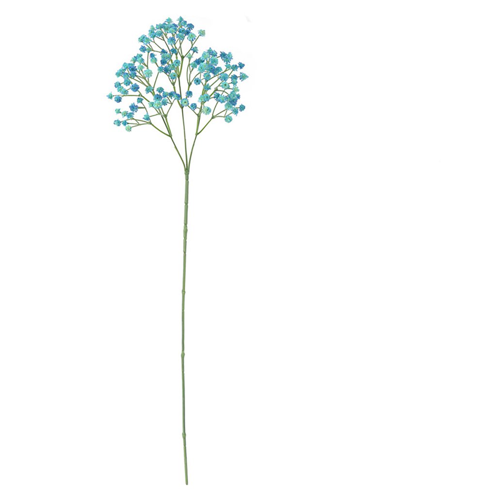 

Soft Plastic Starry Simulation Flower Wedding Bride Holding Flowers Home Living Room Vase Decoration Flower Fake, Blue