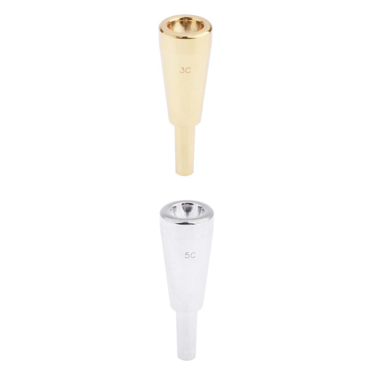 

2pc 3C/5C Size Trumpet Mouthpiece Replacement Musical Instrument Parts