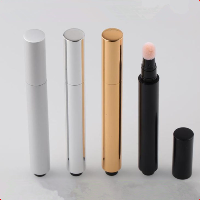 

3ml Empty Press Bottle Portable Air Cushion Sponge Head BB Cream Blusher Container Aluminium Tube F3805