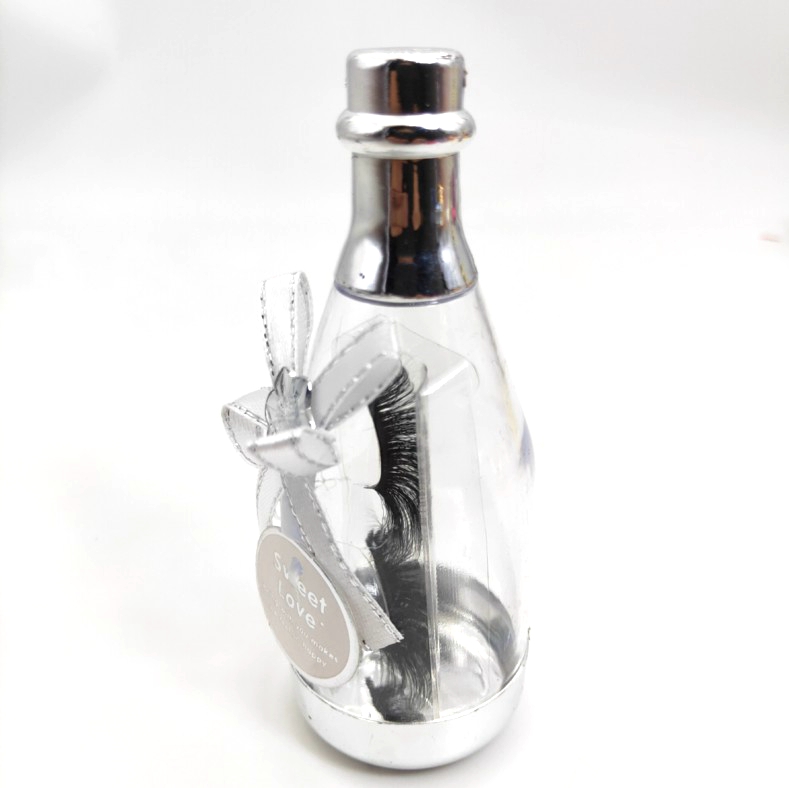 

2020 NEW Cute drifting bottle shape Eyelash Packaging Box wholesale Lash Boxes Packaging eyelashes case Makeup Storage
