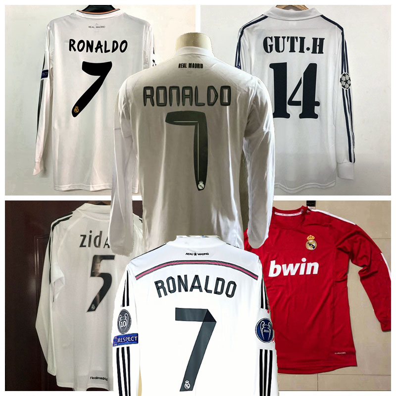 real madrid ronaldo full sleeve jersey