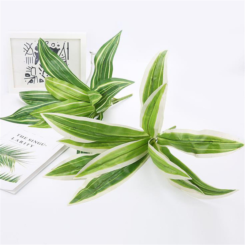 

Fake plant Artificial Plants Green Grass Plastic Plant Wall Garden Home Decoration 1 pcs Artificial Flowers Green Leaves