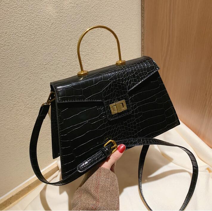 HBP Designer Femmes Sac à main senior Sac à main Sac à bandoulière Alligator Sacs Métal Hand Bague Sacs Sacs Neuf Style Sac de haute qualité