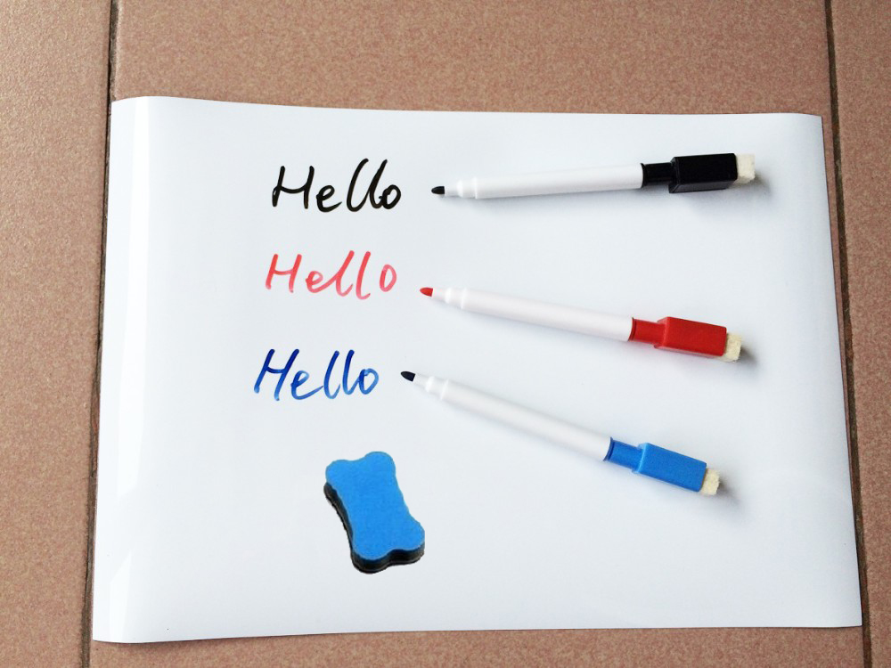 

A4 Size Magnetic Whiteboard Fridge Magnets for Refrigerator Sticker Dry Wipe Message Board White Board Marker Pen Eraser Notepad