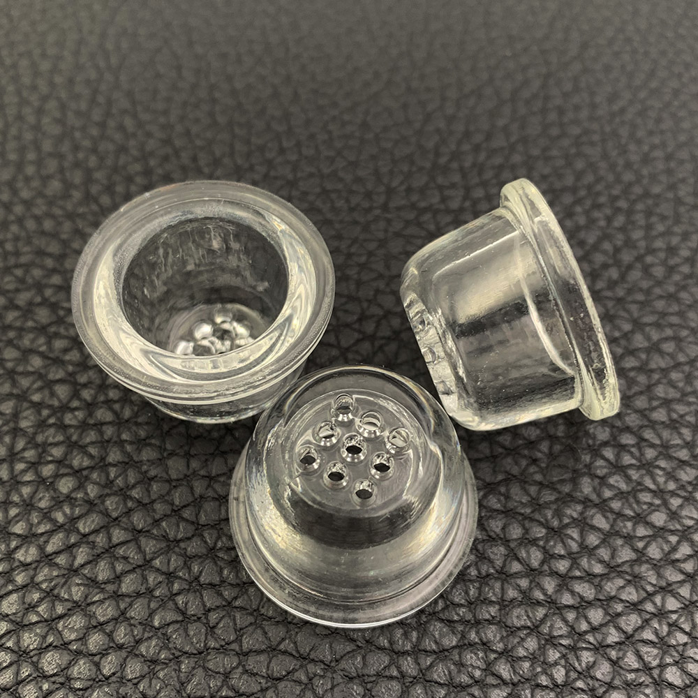 

Replacement Glass Screen Bowl for Silicone Pipe Honeycomb Glass dish for Spoon Pipe high borosilicate glass Mesh Bowl Smoking Accessories