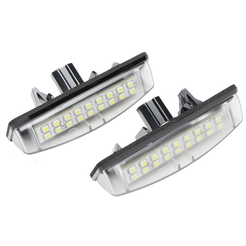 

2pcs LED License Plate Lamp Light For Toyota Camry AURION 07 Avensis Verso PRIUS Previa ACR50 GSR50 2006 Lexus