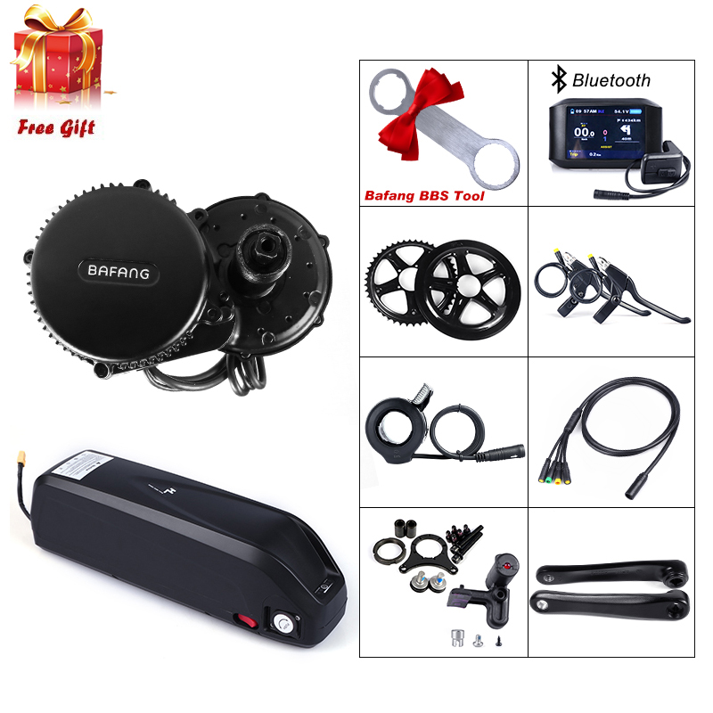 

EU Stock BAFANG BBS01 BBS02B 36V 250W Mid Drive Crank Motor Electric Bicycle Conversion Kit Middle Engine 36V 15.6Ah Battery with Charger