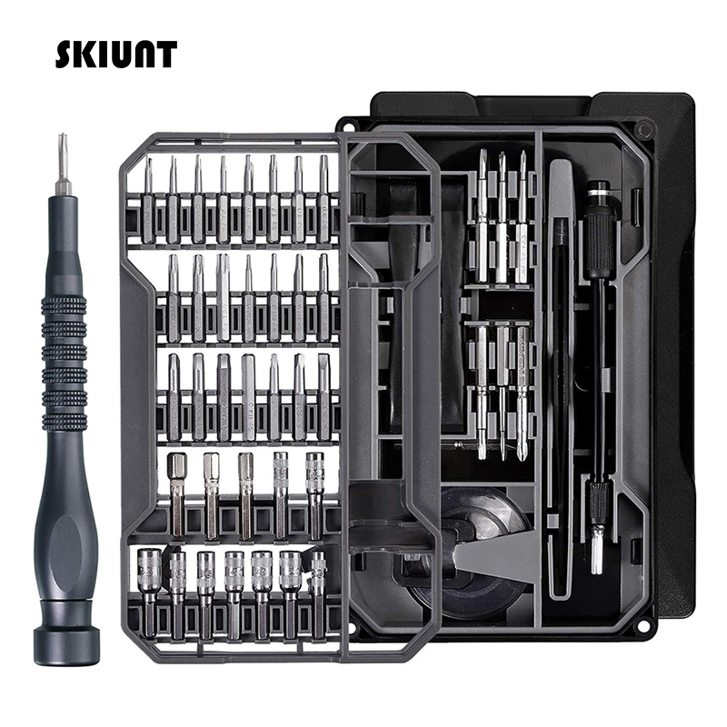 

SKIUNT 73-In-1 Magnetic Screwdriver Set Torx Screw Driver Bits Precision Screwdriver Bits Hand Tools For Mobile Phone