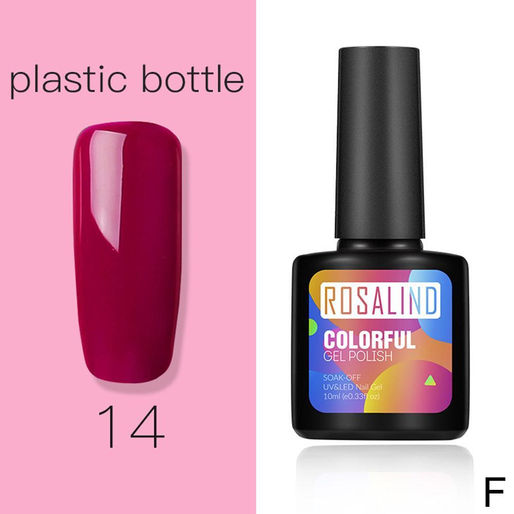 

Black Bottle Colorful Gel Polish Nail Liquid Candy Color Pure Nail Polish Healthy Gel 10ML Art Soak-off L New