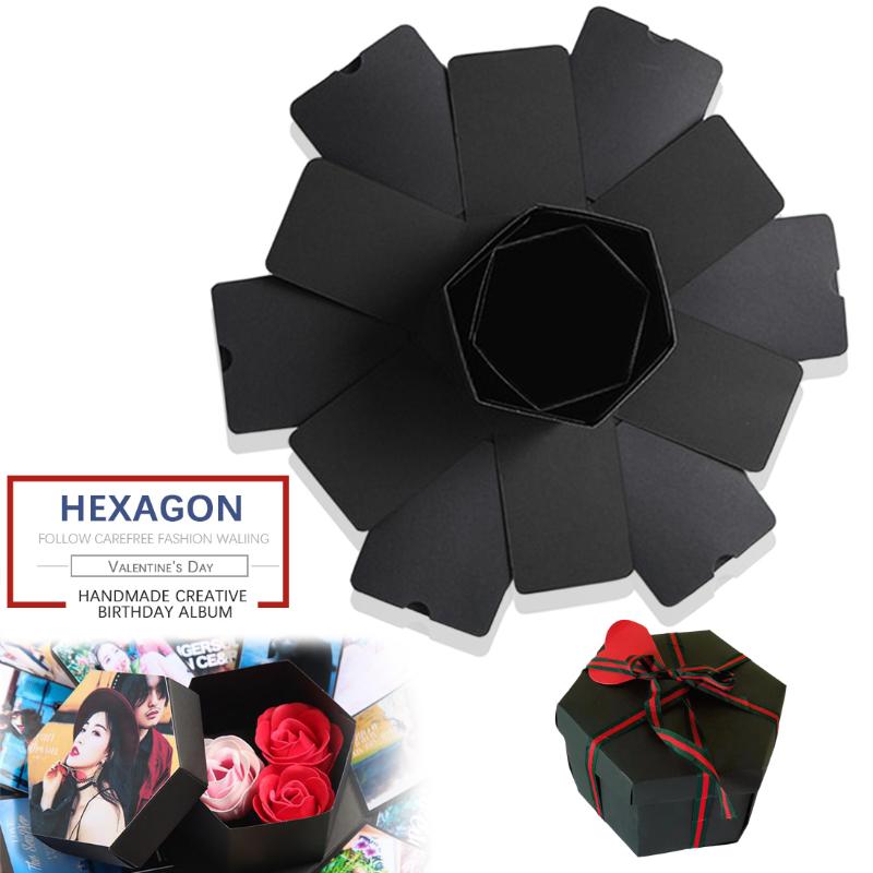

Christmas Gift Memory Surprise Explosion Couple Box Love Memory DIY Photo Anniversary Valentine's Day Gifts