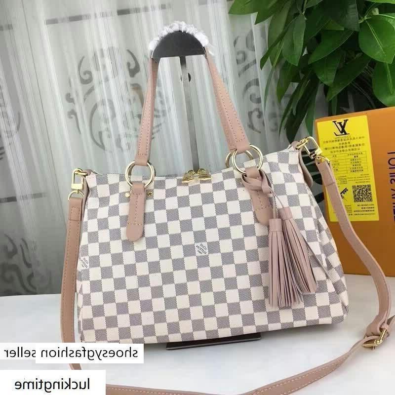 

N40022 WHITE LYMINGTON CANVAS LEATHER Hobo HANDBAGS HANDLES BOSTON CROSS BODY MESSENGER Shoulder Bags