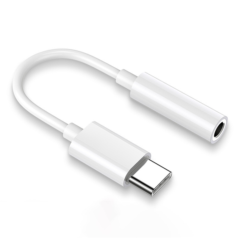 

JOYROOM USB-C to 3.5 mm Headphone Jack Adapter SH-C1 USB Type-C to 3.5mm Audio Cable for Samsung Android Smartphones, Black