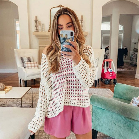 

Cover Up Long Sleeve Mesh Knitted Crochet Beach Tunics Bikini Sarong Wrap Swimwear Women Swimsuit