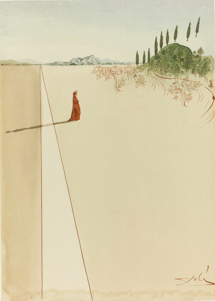 

Salvador Dali Alighieri Dante. Home Decor Handpainted &HD Print Oil Painting On Canvas Wall Art Canvas Pictures 191111