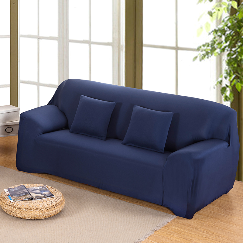

4 Size 5 Color Spandex Stretch Sofa Cover Elasticity Polyester Solid Colors Couch Cover Loveseat Sofa Furniture P20