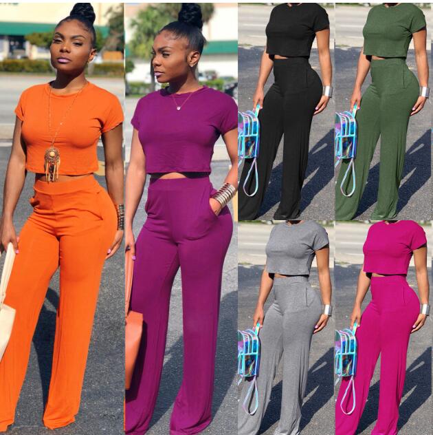 

sensual waist hollow out casual suits solid straight street wears side pocket short sleeve botdy-fitting two pieces sets
