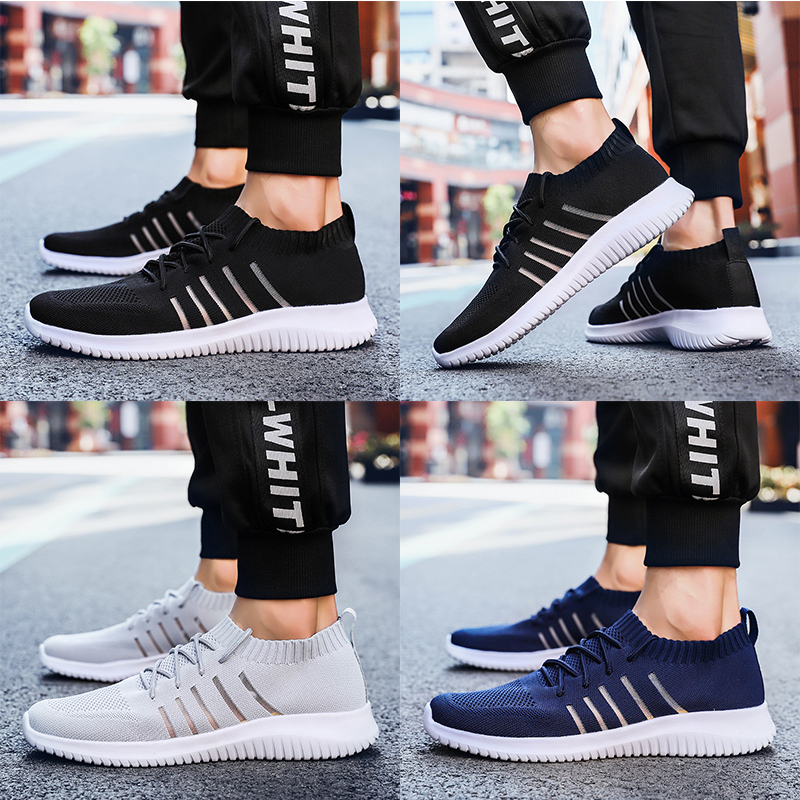 

2020 Fashion running shoes for men women breathable sock trainers runners sports sneakers Homemade brand Made in China size 39-44