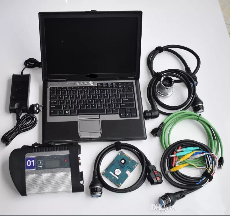 Outil de diagnostic RMB Star C4 HDD 320 Go avec ordinateur portable D630 RAM 4G pour les voitures Scan