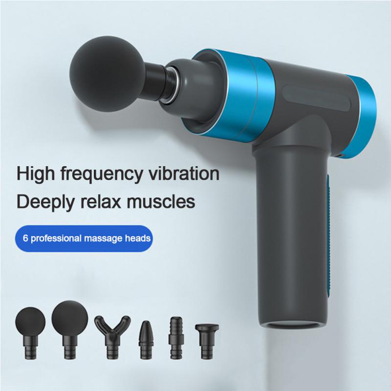 

Electric Deep Percussion LCD Display Massager Fascia Body Fitness Cordless Gym Equipment Low Noise Massage Gun