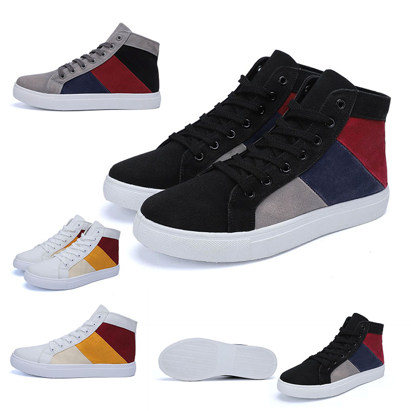 

Fashion Skate Running Shoes Fashion Men Women Canvas Sneakers Triple Black White Red Blue Sports Shoe 39-44, A1