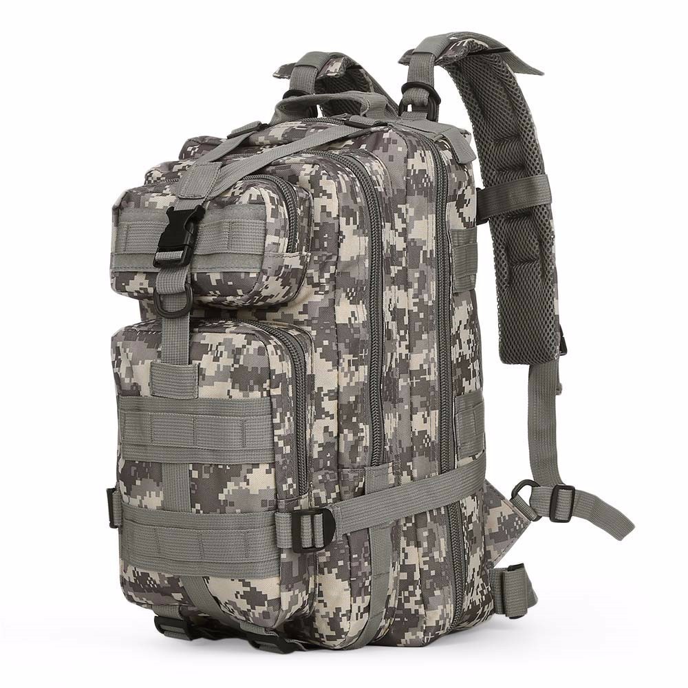

30L 3P Backpack Army Tactical Backpack Outdoor Fishing Trekking Camping Hiking Camouflage Cycling Bike Canvas Ski Bag