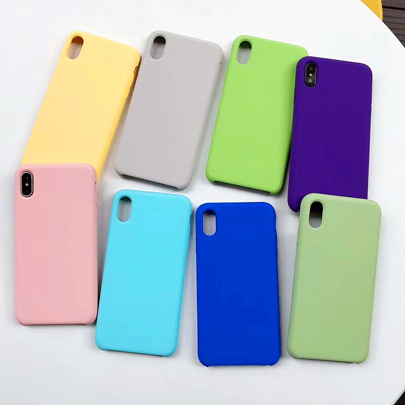 

Original Official Silicone Case For iphonePhone 11 Pro Max 7 8 Plus Case For apple iPhone SE X XS Max XR 5 5S 6 6S Plus Cover