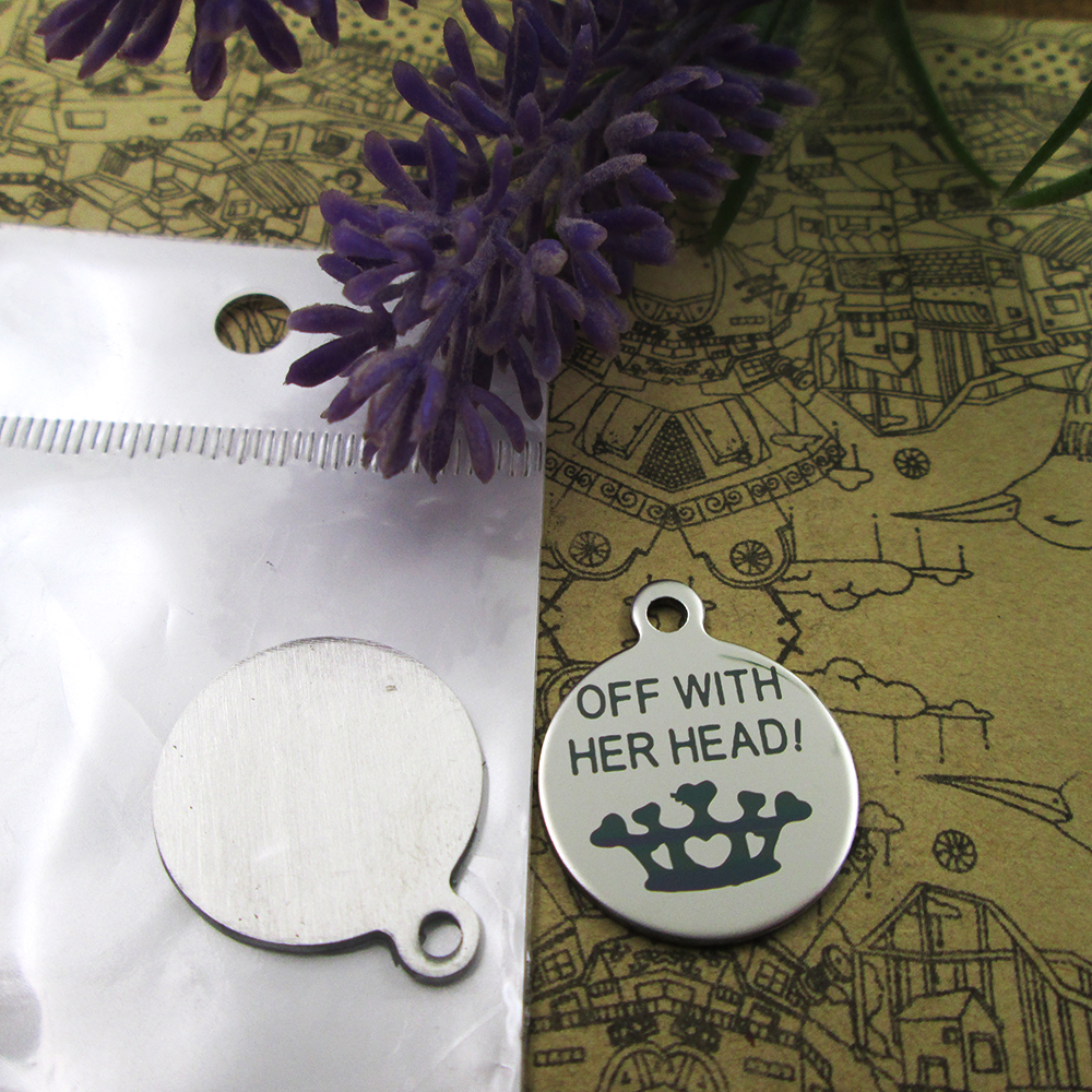 

40pcs--"Off With Her Head"stainless steel charms more style for choosing DIY Charms pendants for necklace