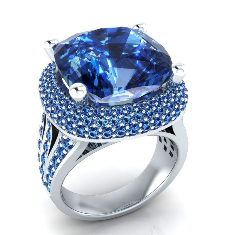 Fashion Jewelry Vintage Women Ring Classical Full Diamonds Punk Designer Rings Rock 18k Gold Plated Luxury Rings Trendy Retro Female Ring