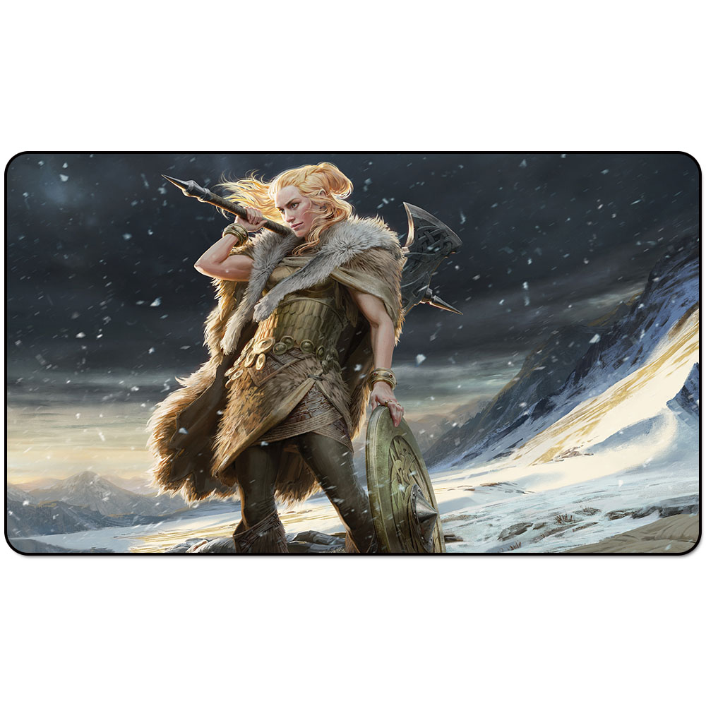 

Magic Board Game Playmat:LOVISA COLDEYES MIND VS. 60*35cm size Table Mat Mousepad Play Matwitch fantasy occult dark female wizard2Trial oTE