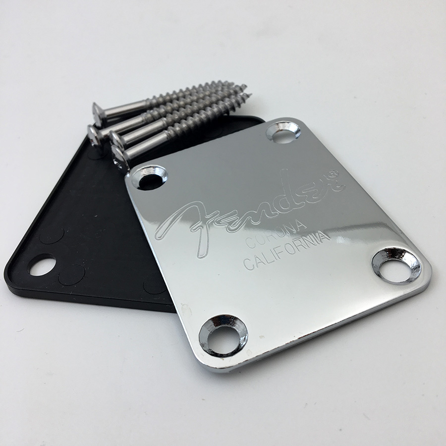 

Chrome Electric Guitar Plate For ST Tele Style Guitar bass Neck Joint Board Including Screws1910