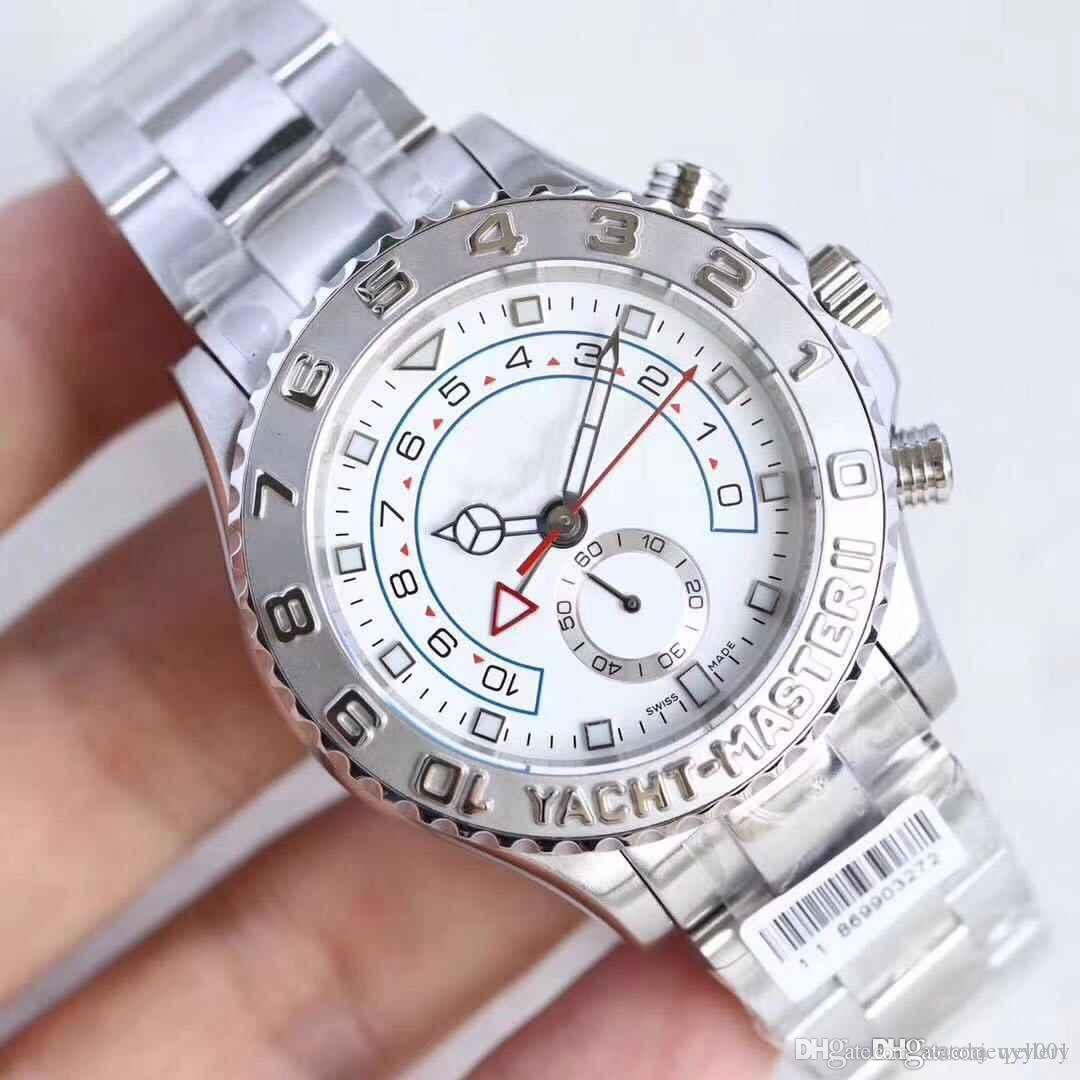 

44mm yacgt master Stainless Steel Automatic Mechanical Watches sport watch