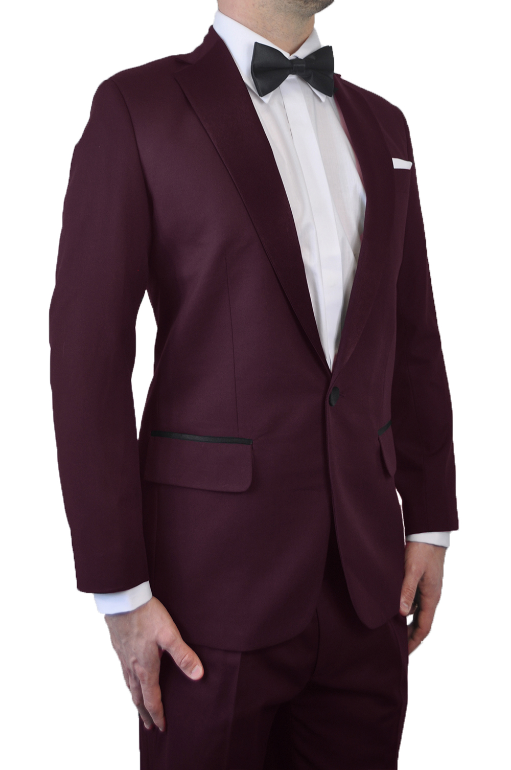 

Popular One Button Groomsmen Peak Lapel Groom Tuxedos Men Suits Wedding/Prom Best Man Blazer ( Jacket+Pantst+Tie) 950, Same as image