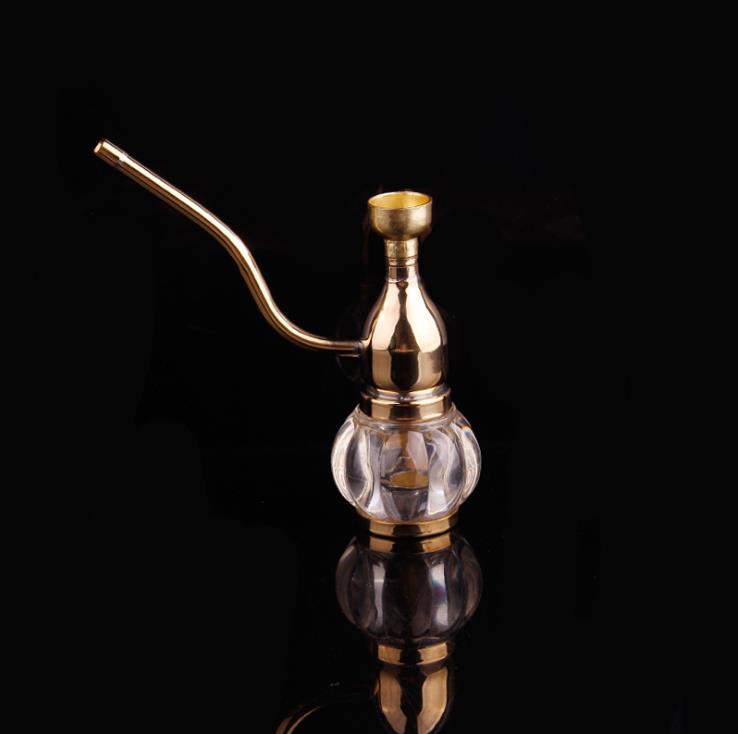 

Dual Purpose Mini Portable Tobacco Pipe Water Filtration Copper Smoking Filter