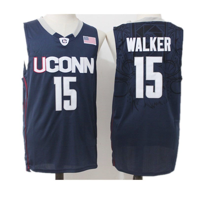 

Men NCAA Uconn Huskies College Jerseys Kemba Walker Sue Bird 3 Diana Taurasi 30 Breanna Stewart Ray Allen Moore White NAVY Basketball jersey, 15 kemba walker white