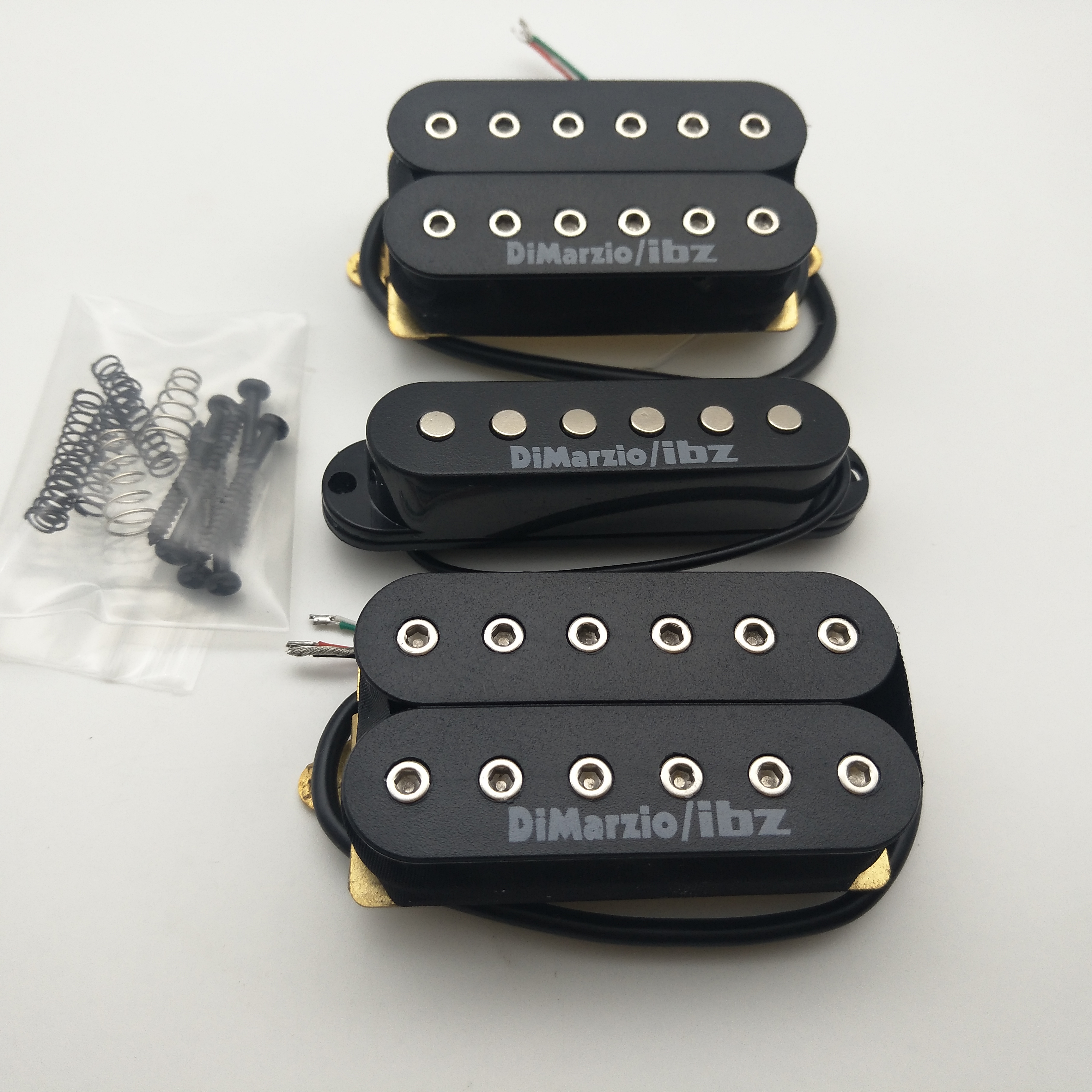 New Classic Black Alnico 5 Guitar Pickups RG2550 / RG2570 HSH Electric Guitar Pickup Neck /Middle /Bridge 1 Set-image-552747232