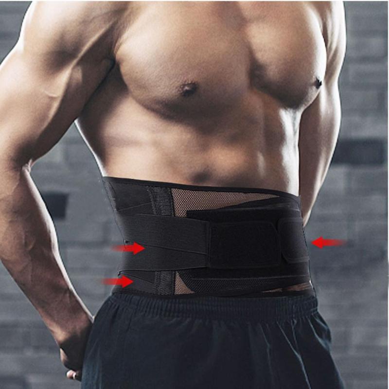 

Sport Waist Support Weightlifting Protective Gear Waist Fitness Beltback Belt beltback belt @F, Black
