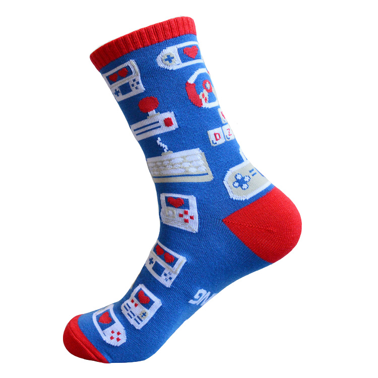 

Socks men and women socks fun funny cotton fashion do not disturb me playing games, Black