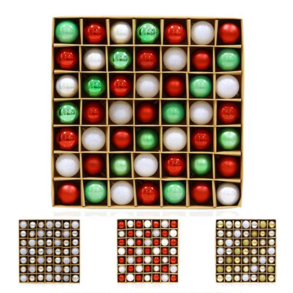 

49Pcs/Set Exquisite Round Christmas Balls Pendant Festival Party Mall Xmas Hanging Decor Christmas Decoration