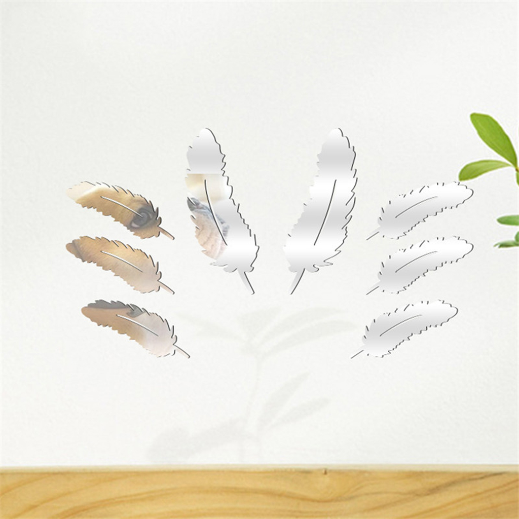 

pattern wall art stickers mirror decal indoor home decoration