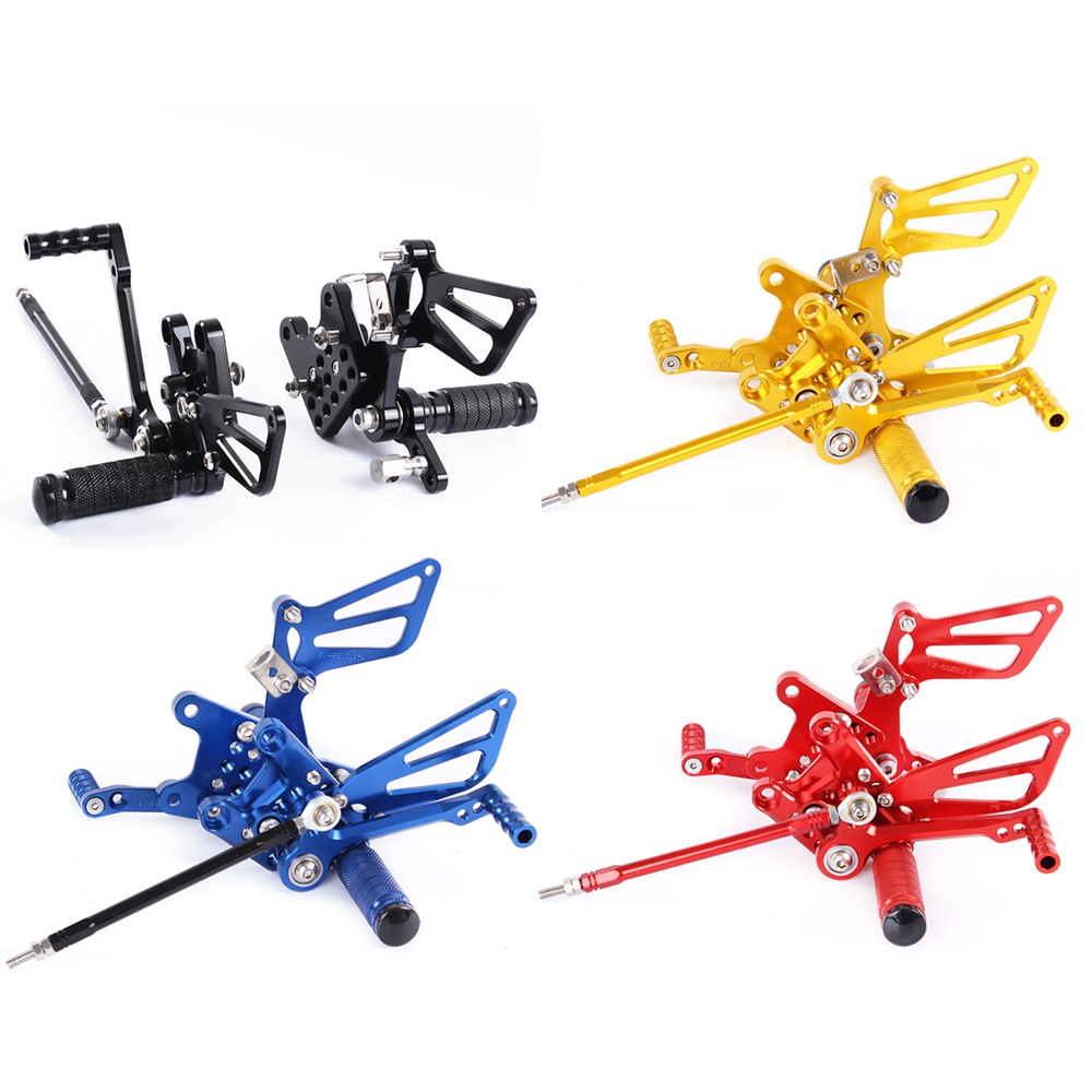 

For GSXR750 1996-05 GSXR600 2000-05 GSXR 600 750 CNC Motorcycle Adjustable Rearsets Rear Sets Foot Pegs Pedal Foot Rests